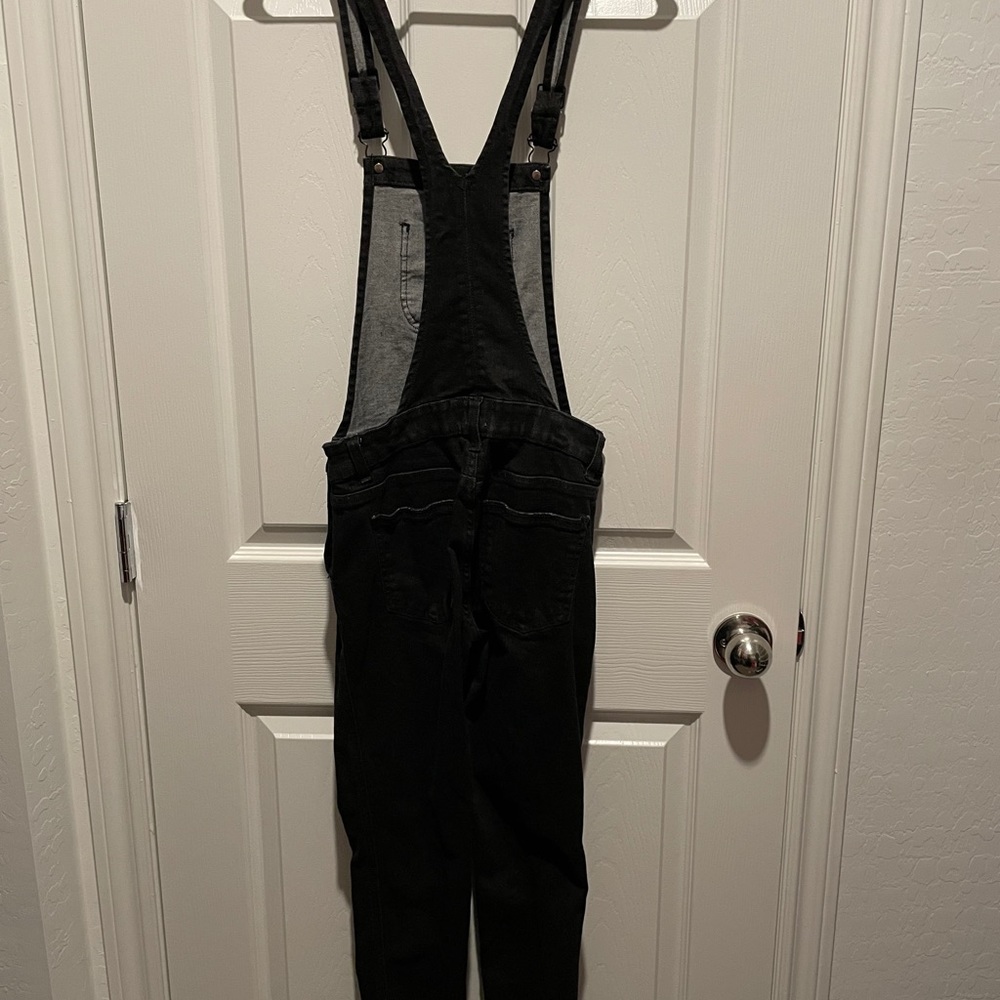 COPY - Black Jean Overalls